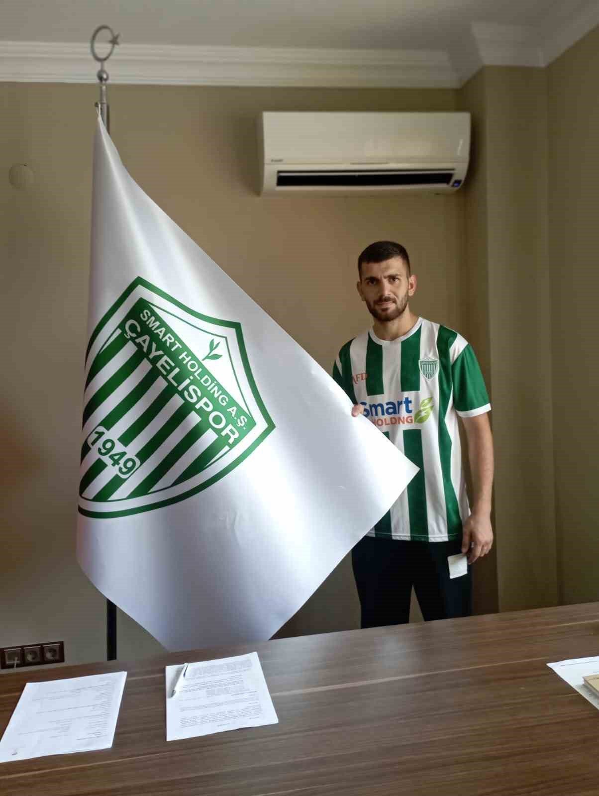 Rize'nin Çayelispor'u, Eyüp Ensar Bozkurt ile güçlendi!