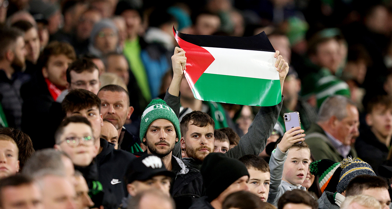 Celtic’ten Filistin bayrağı açan taraftarlara yasak