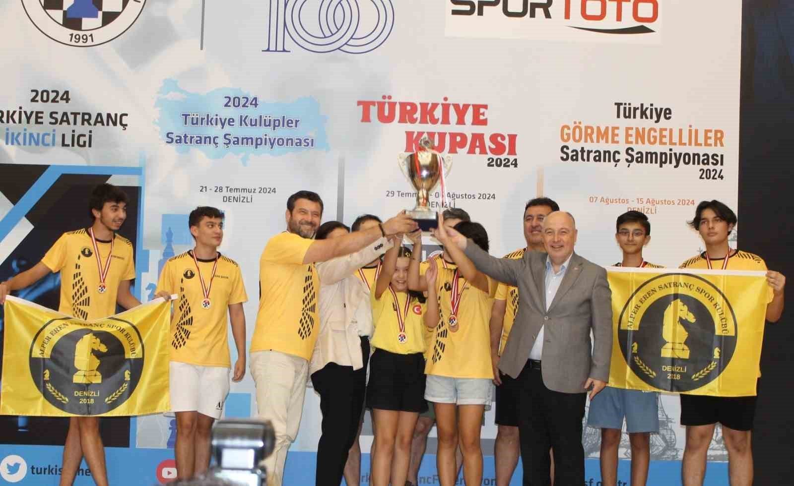 Denizli'nin Satranç Dahileri Türkiye'nin Zirvesinde