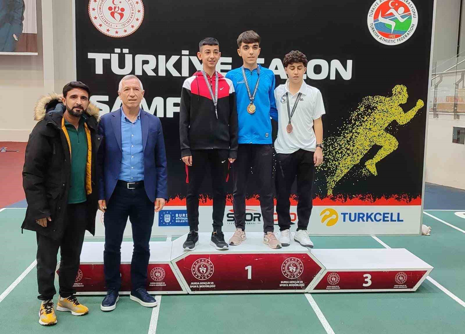 Diyarbakırlı sporcu Türkiye birincisi oldu