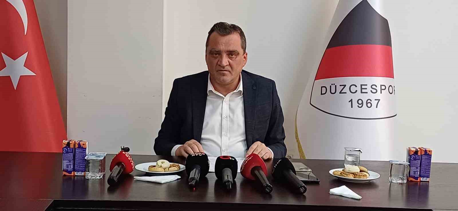 Düzcespor Kayyum Başkanı Kaltu: "Düştük ama çıkacağız"