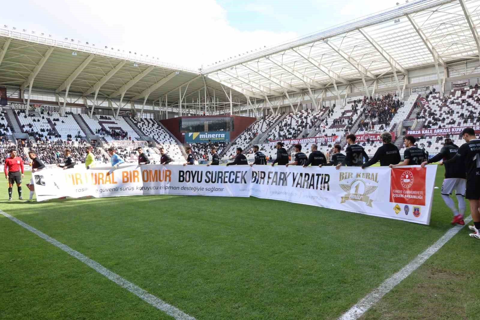 Elazığ İl Emniyet Müdürlüğünden "bir kural bir ömür" farkındalık etkinliği