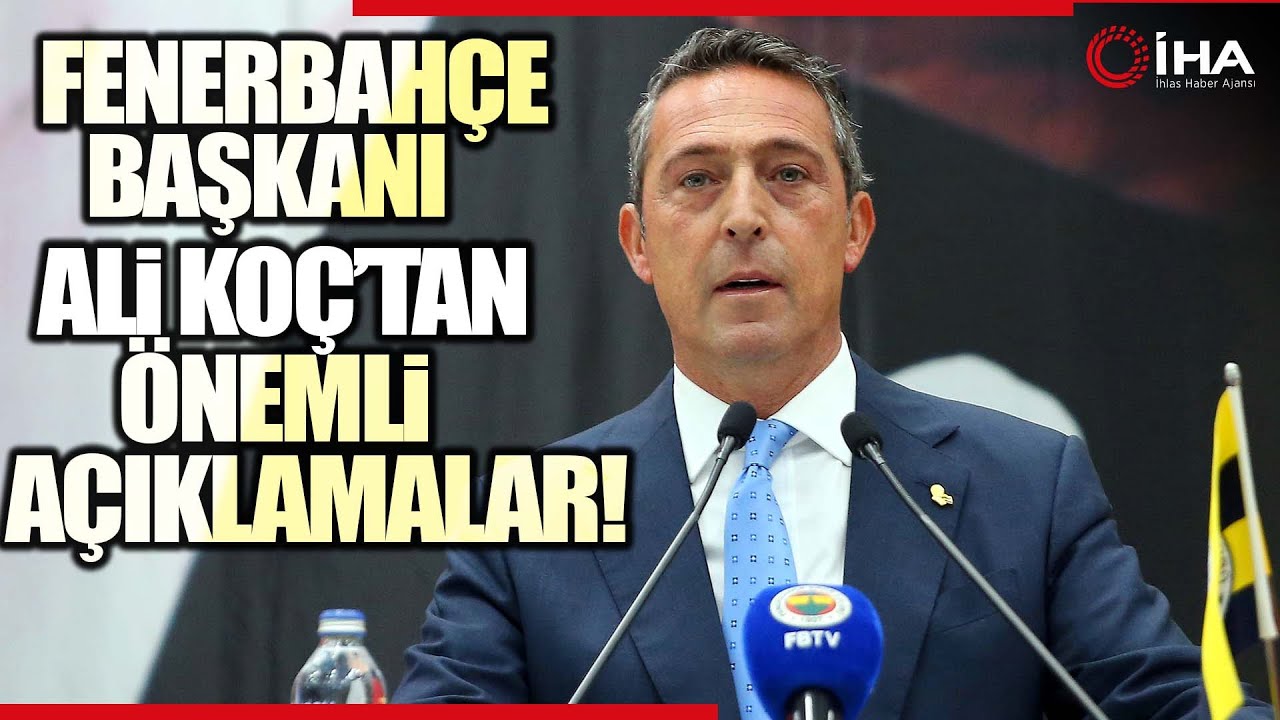 Koç’tan Keskin Çıkış: “Fenerbahçe’den Tek Kuruş Almayacağım!”