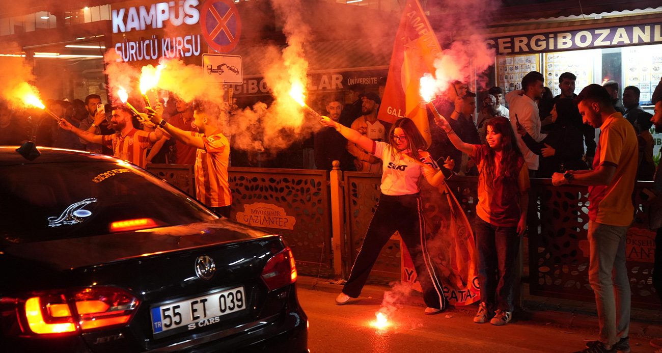 Gaziantep’te Galatasaray’ın 26. şampiyonluğu kutlandı