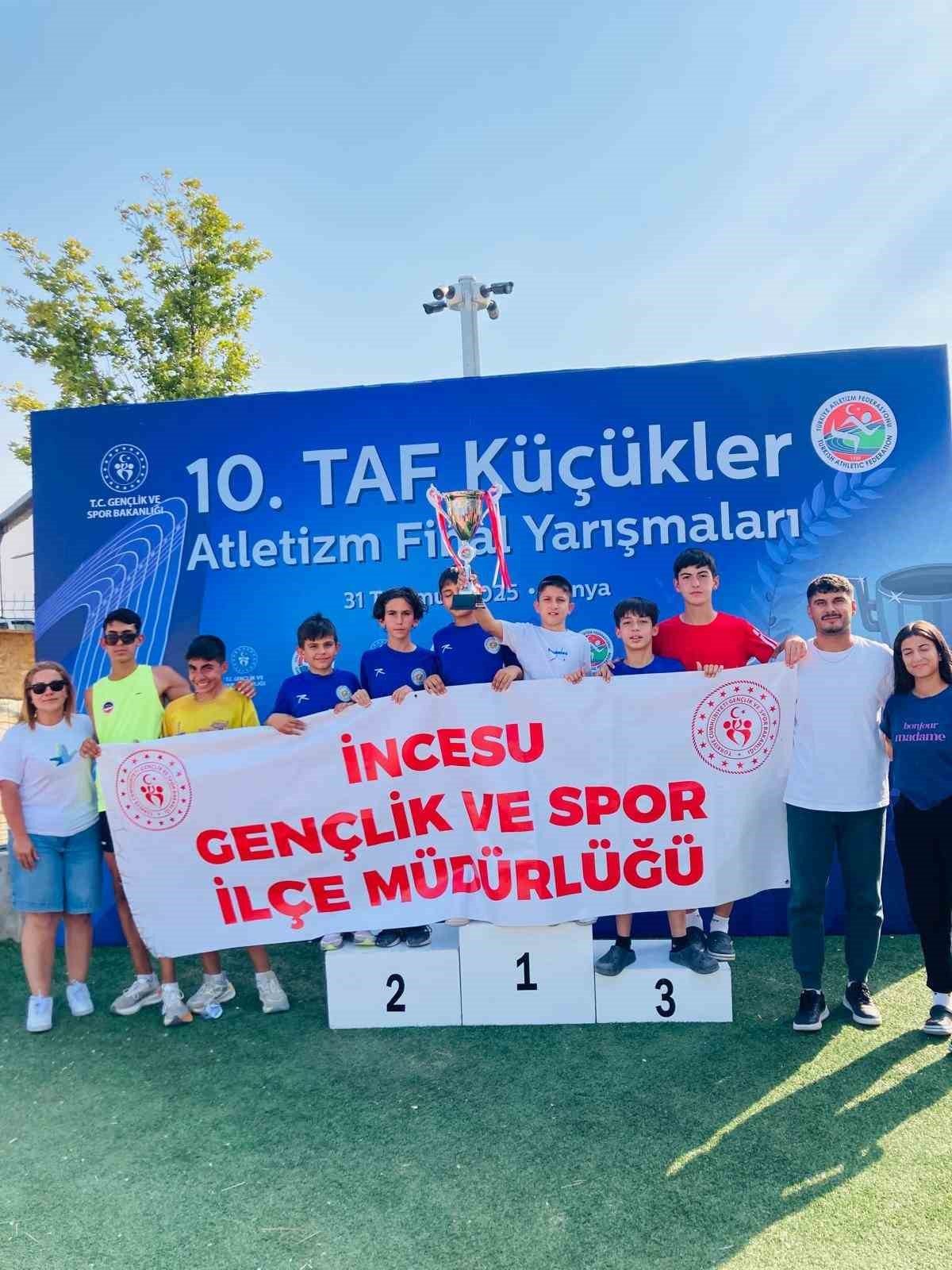 İncesu İlçe Erkek Karması Türkiye Şampiyonu oldu
