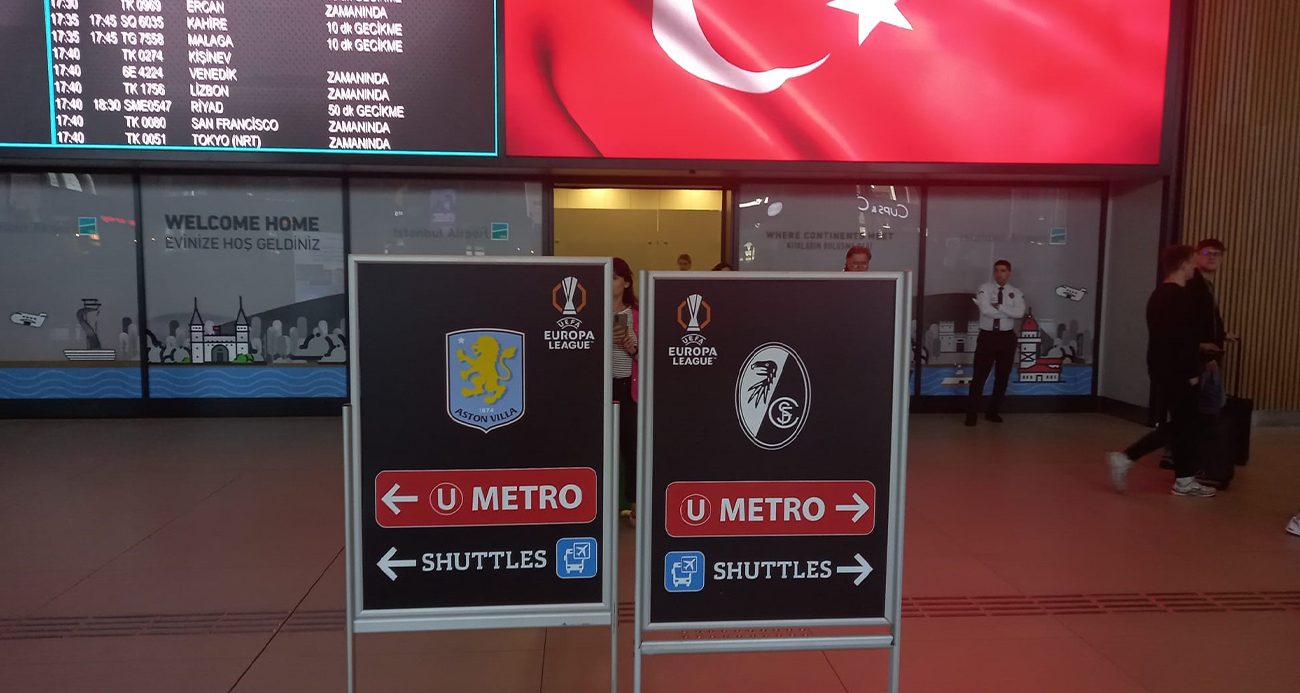 İstanbul Havalimanı’nda Avrupa Ligi Finali heyecanı yaşanıyor
