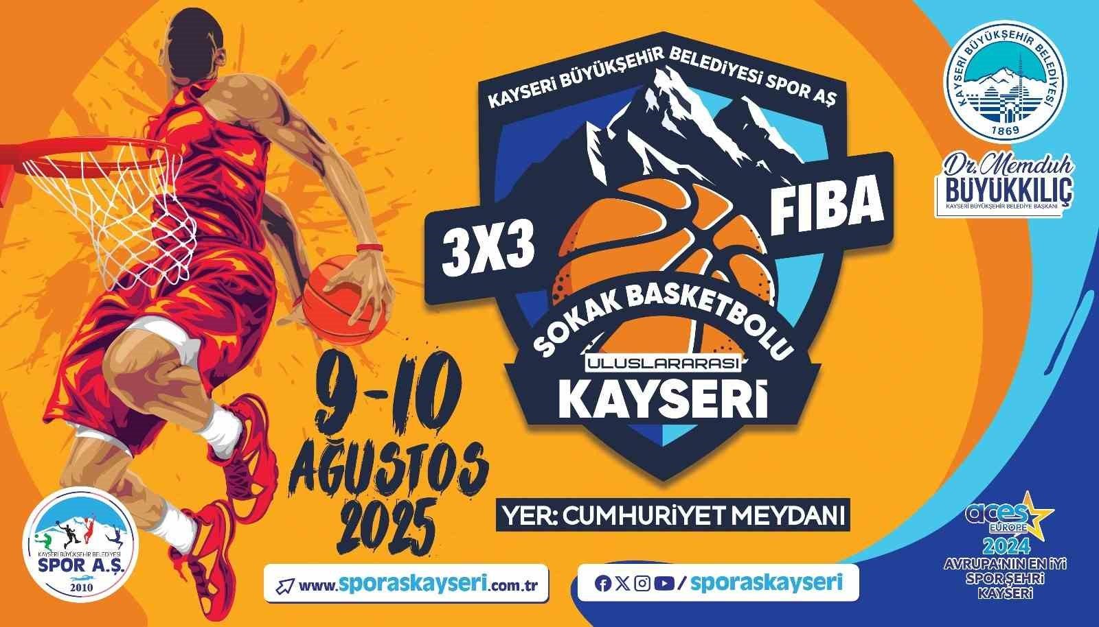 Kayseri; Uluslararası Basketbol Turnuvası’na ev sahipliği yapacak