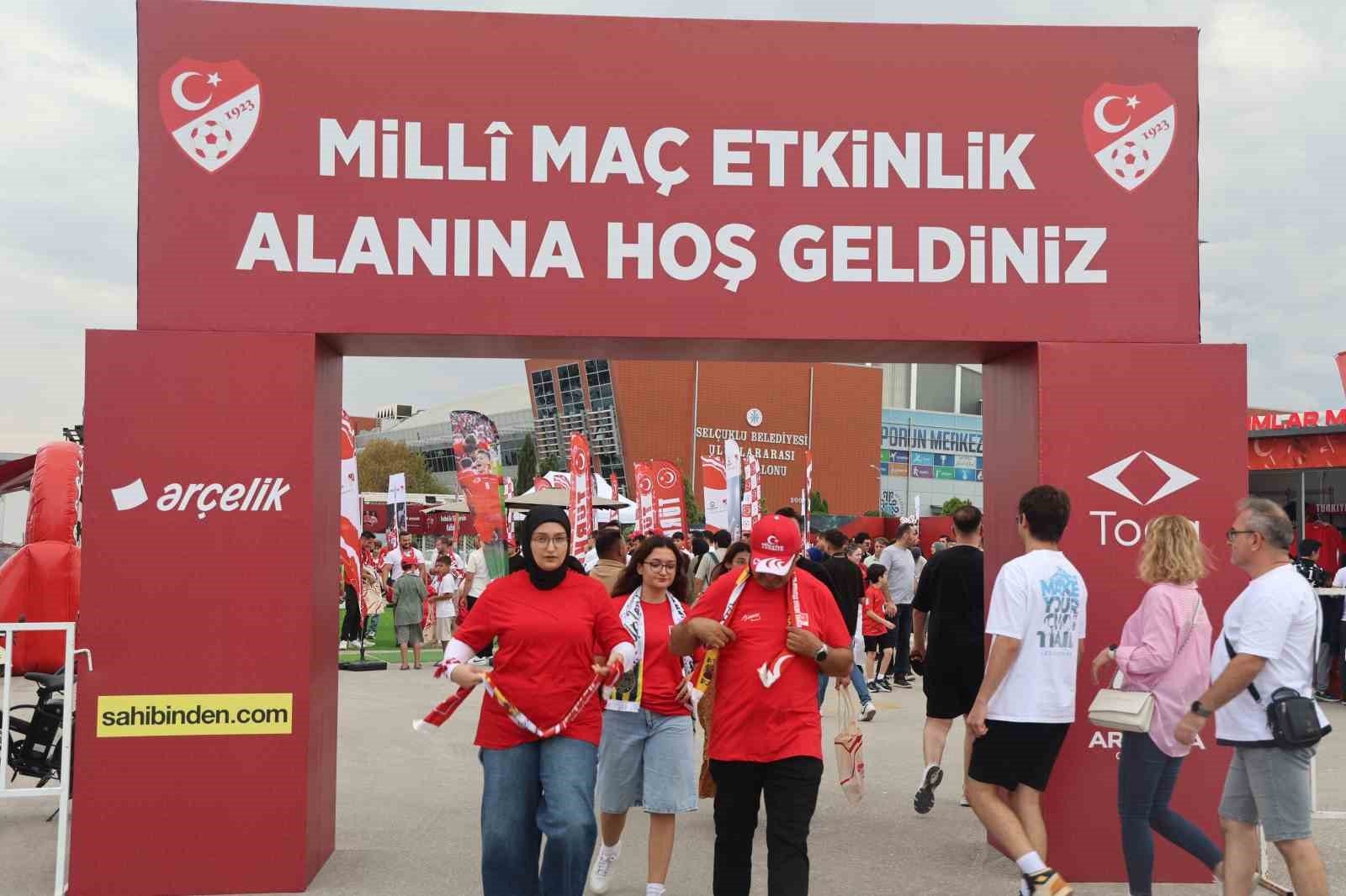 Konya’da mili maç heyecanı