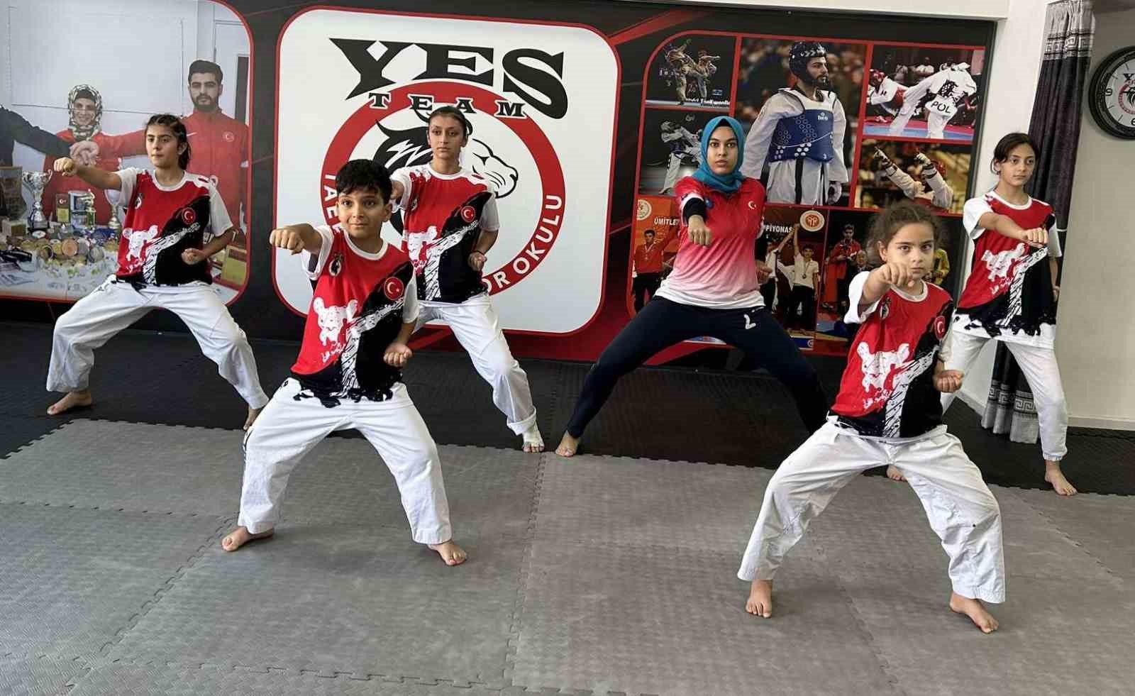 Minik Taekwondocular, Becerilerini Sergiledi