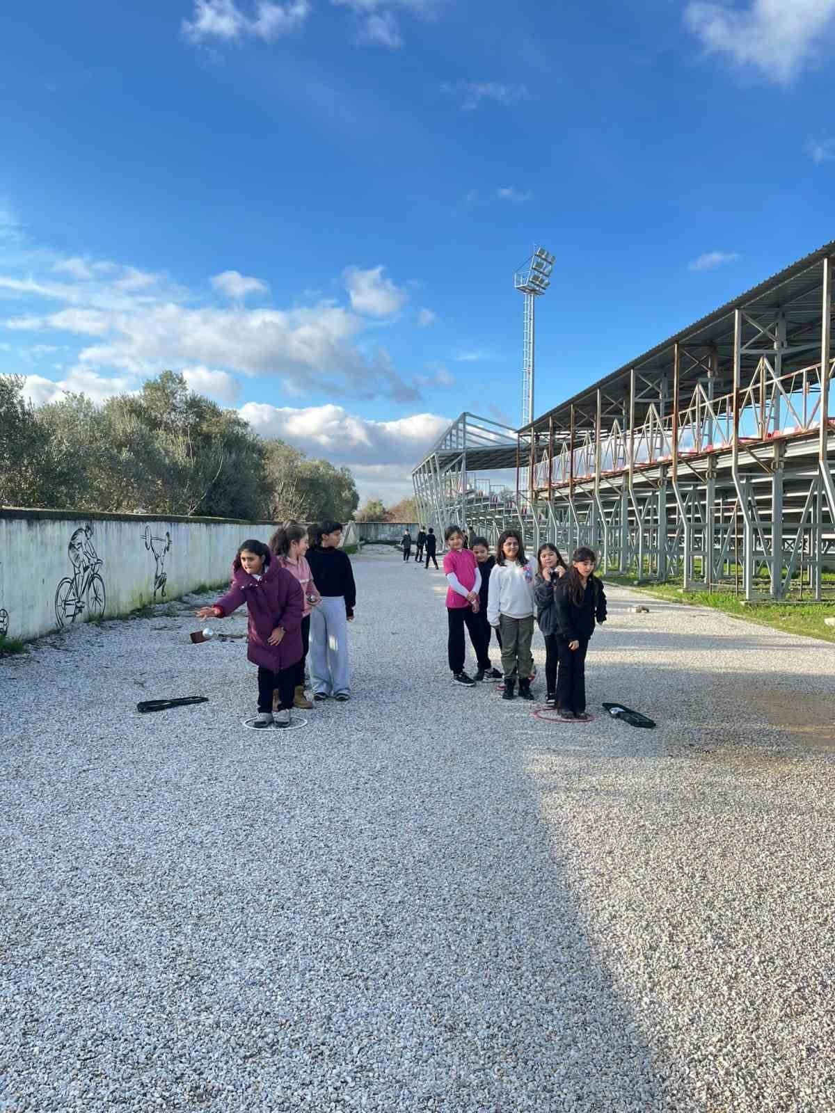 Muğla’da çocuklar bocce ile tanıştı