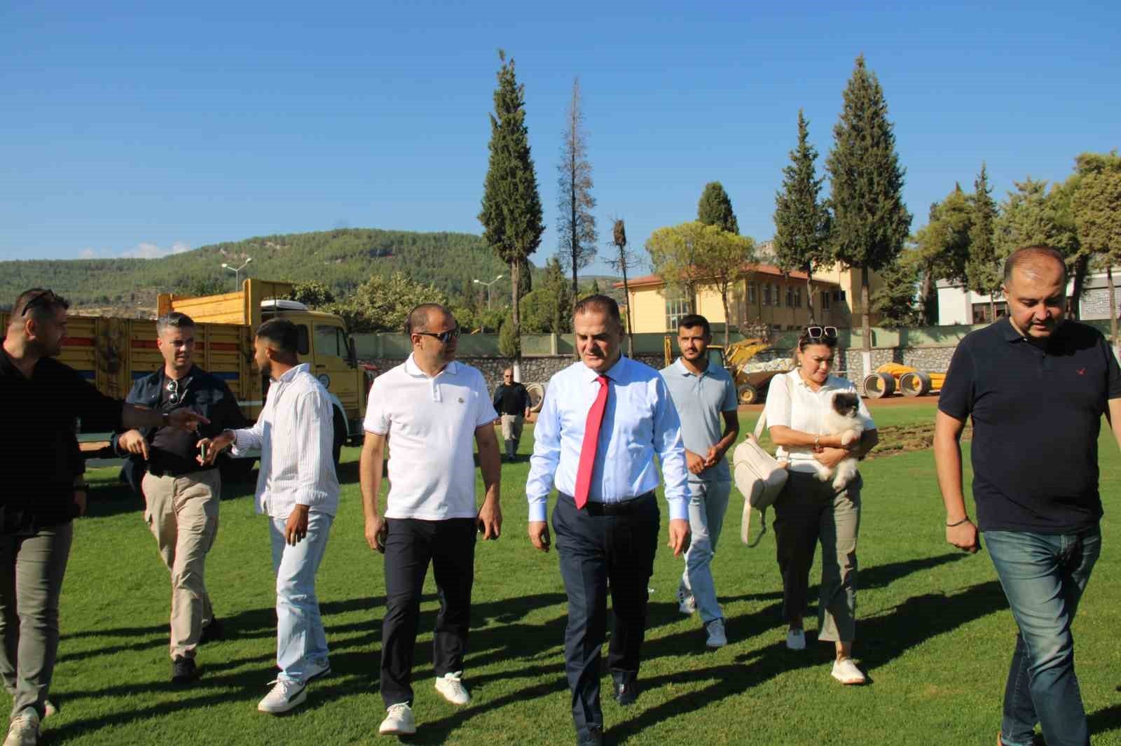 Muğla Valisi Akbıyık: "Stat Ekim ayında bitmiş olacak"