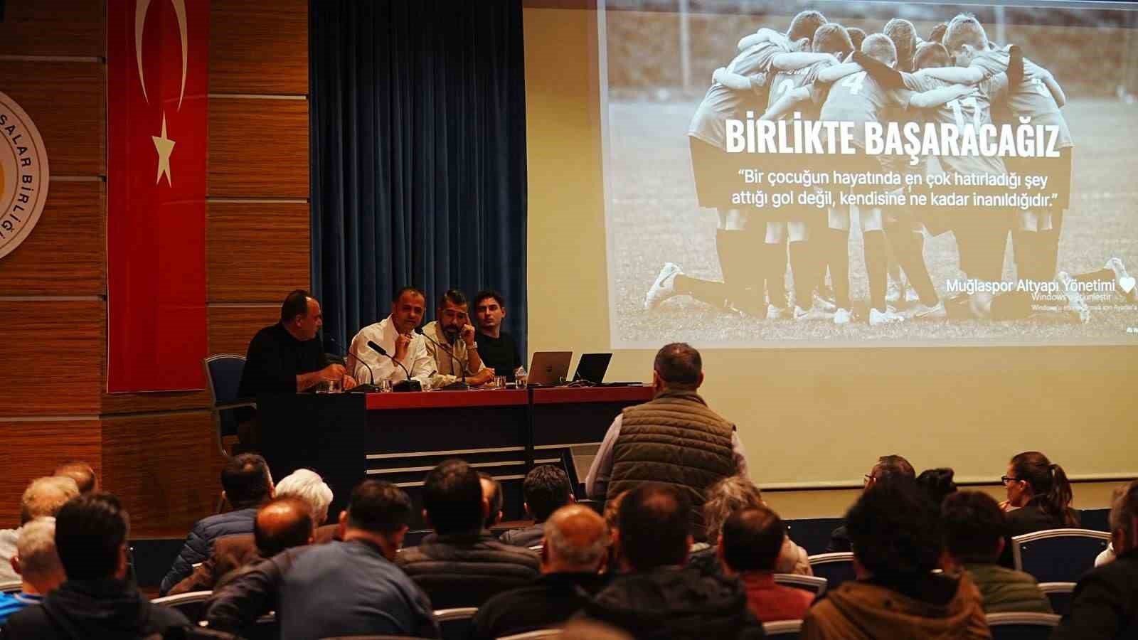 Muğlaspor’da altyapı masaya yatırıldı