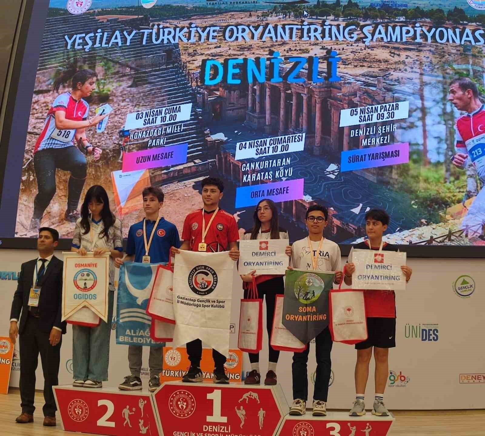 Pazarlar Spor Lisesi’nin parlayan yıldızı Medine Nur Türkiye üçüncüsü oldu