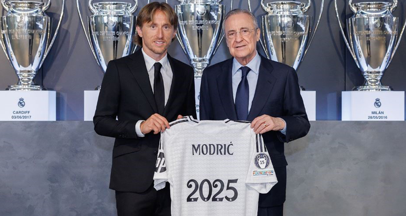 Efsanevi orta saha Luka Modric, Real Madrid’de bir yıl daha kalacak