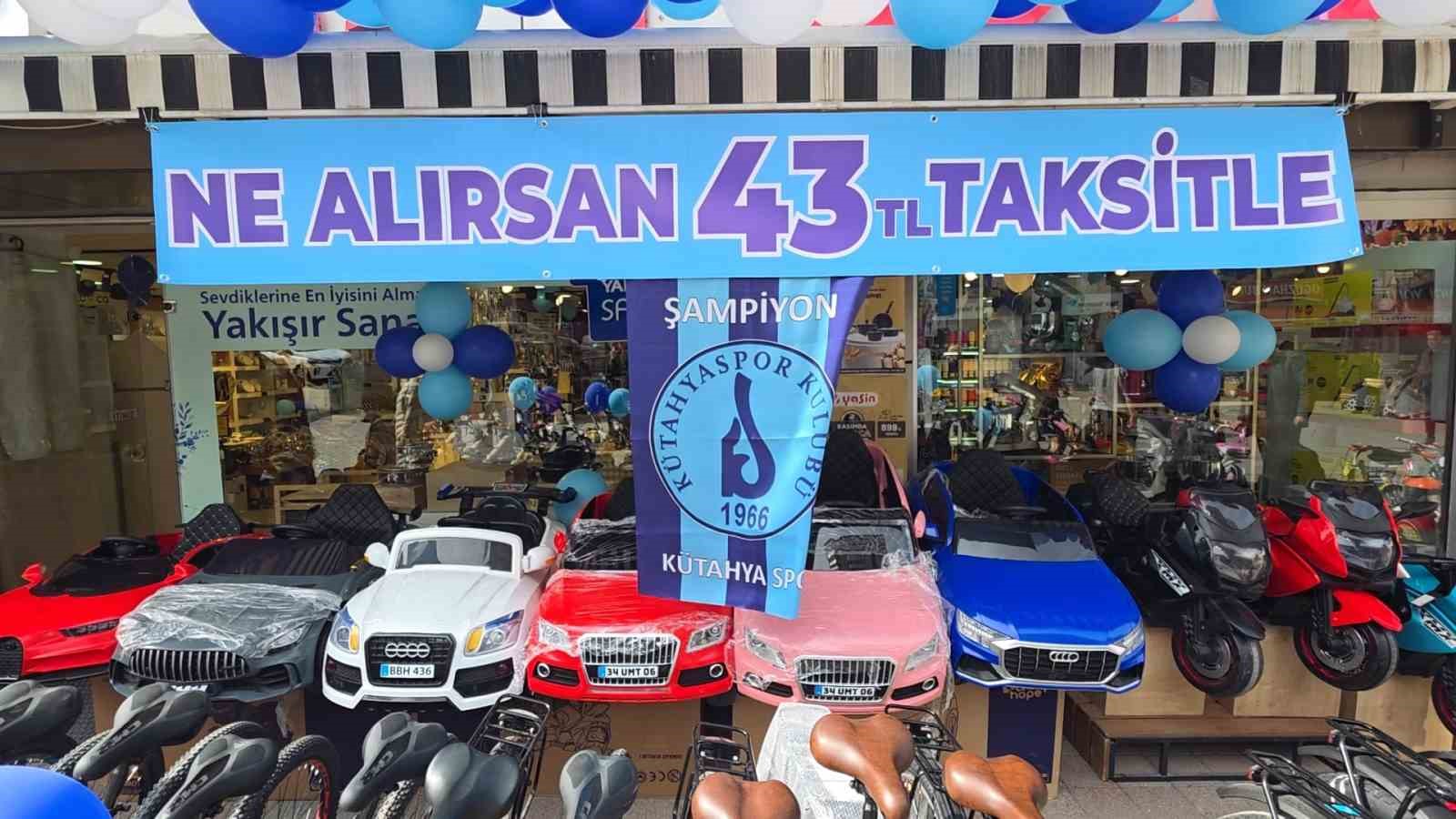 Şampiyonluk aşkına 43 taksit