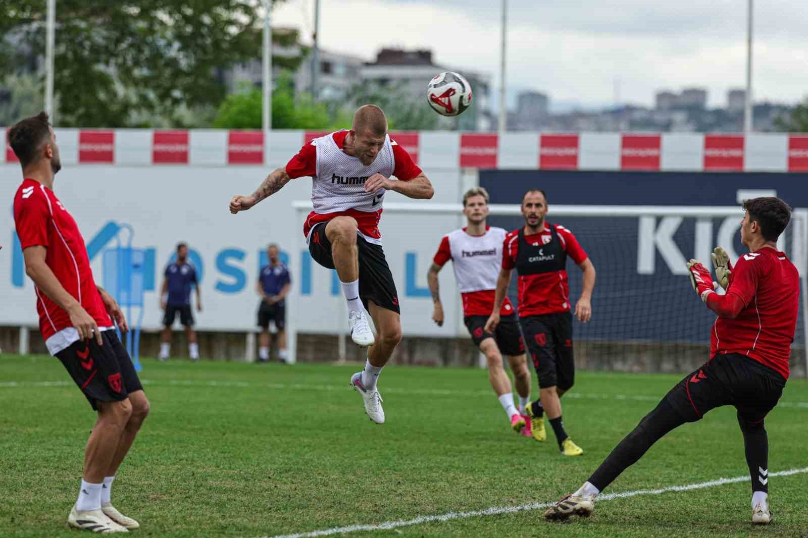 Samsunspor, Panathinaikos maçı hazırlıklarını sürdürdü