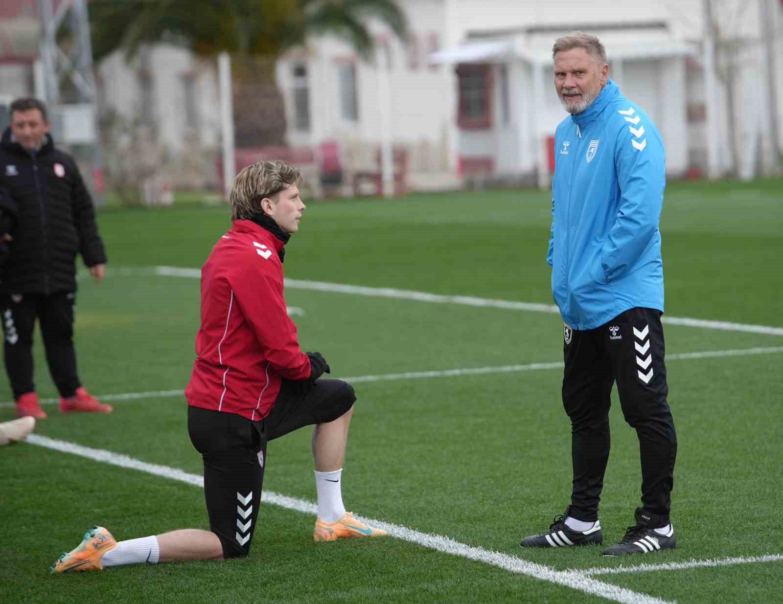 Samsunspor, Shkendija maçı hazırlıklarını tamamladı