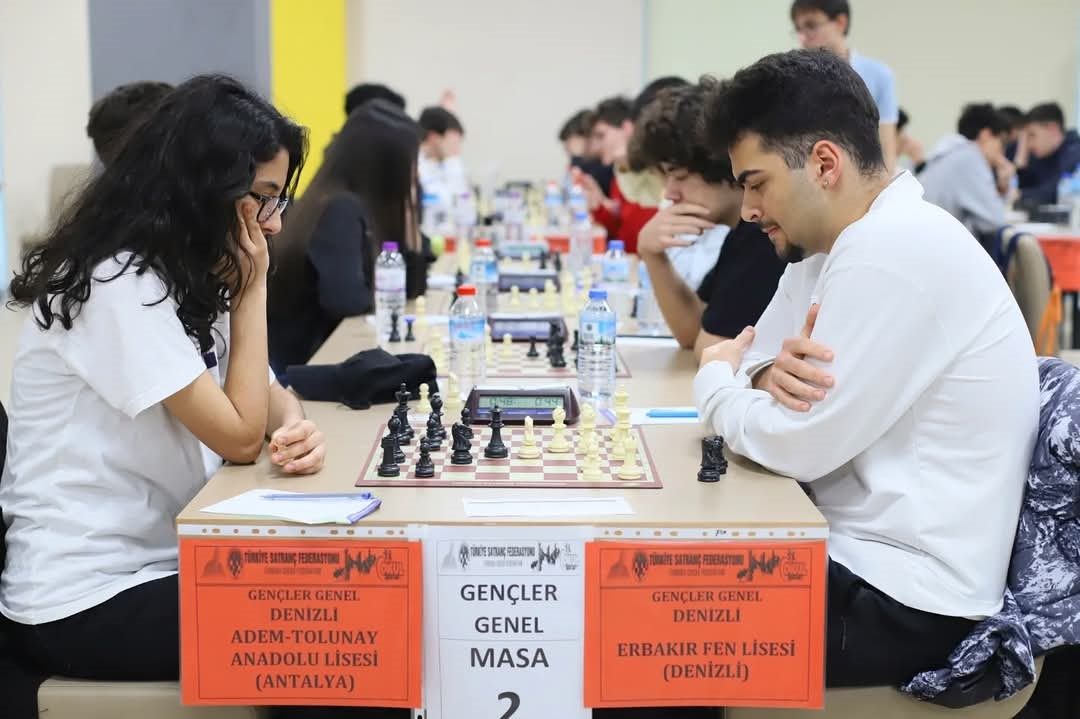 Satranç grup şampiyonası heyecanı Denizli’de yaşandı