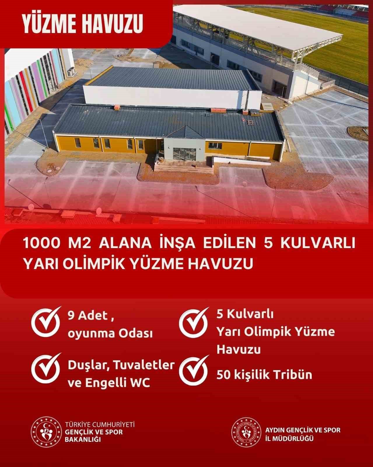 Söke Spor Kompleksi açılış için gün sayıyor