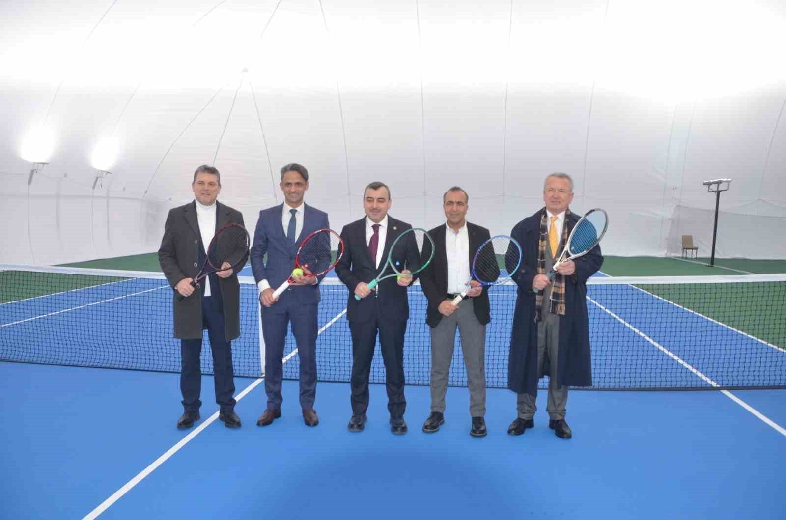 Çaycuma'da Tenis Heyecanı