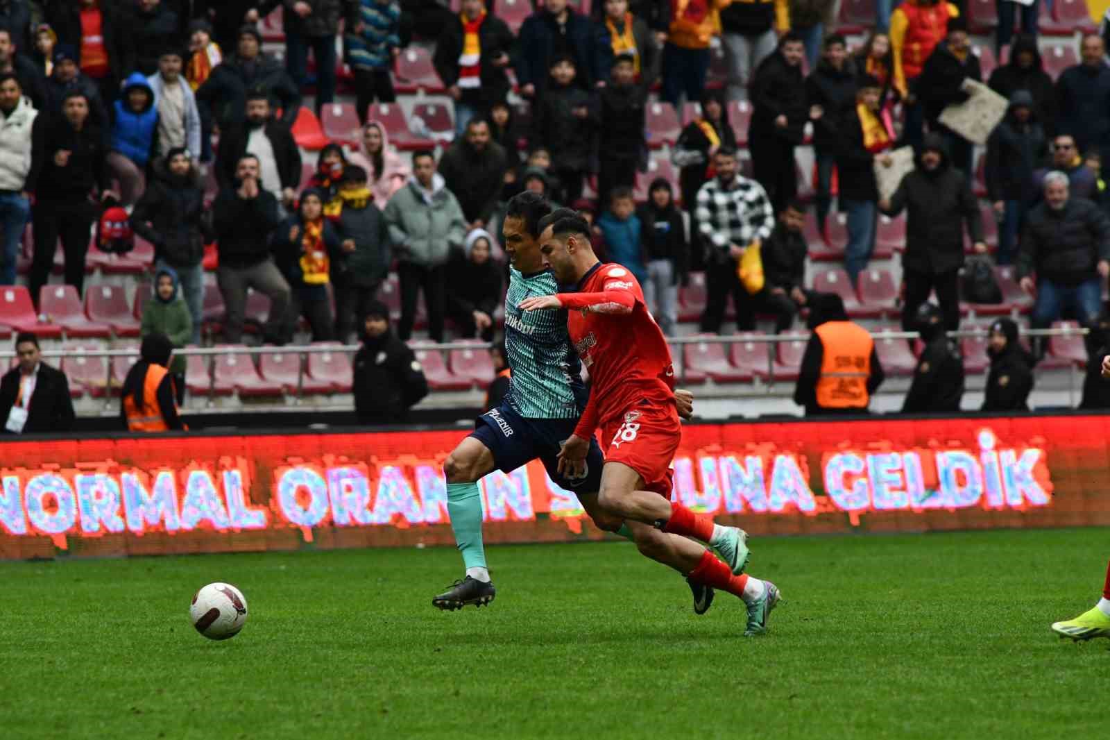 Trednyol Süper Lig: Kayserispor: 1 – Hatayspor: 1 (Maç sonucu)