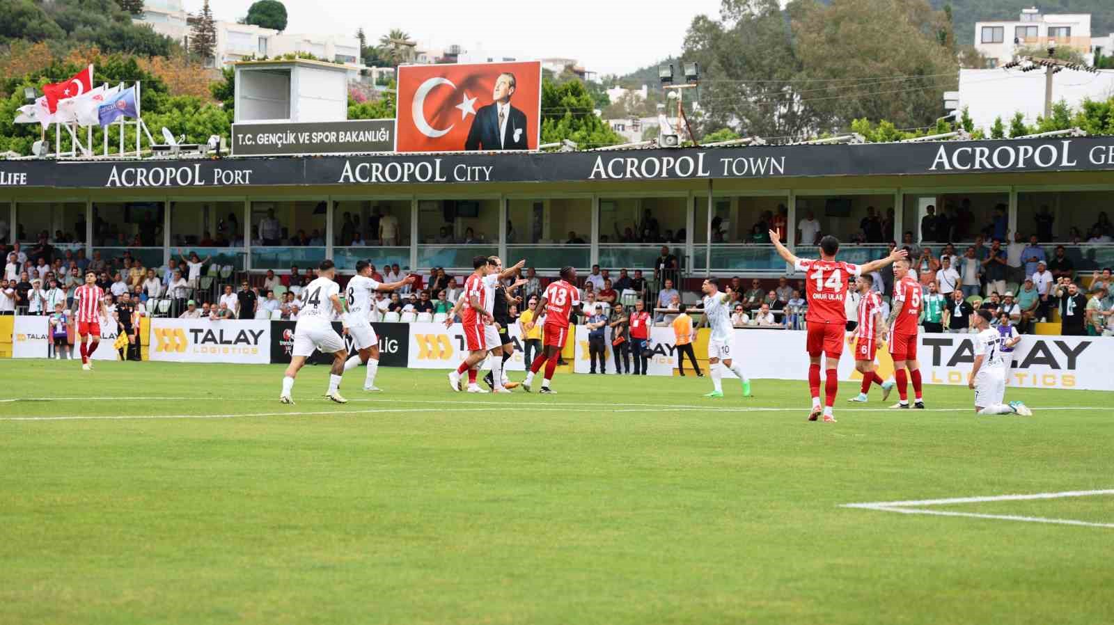 Bodrum FK, Boluspor’u Devirip Zirveye Doğru Adım Attı