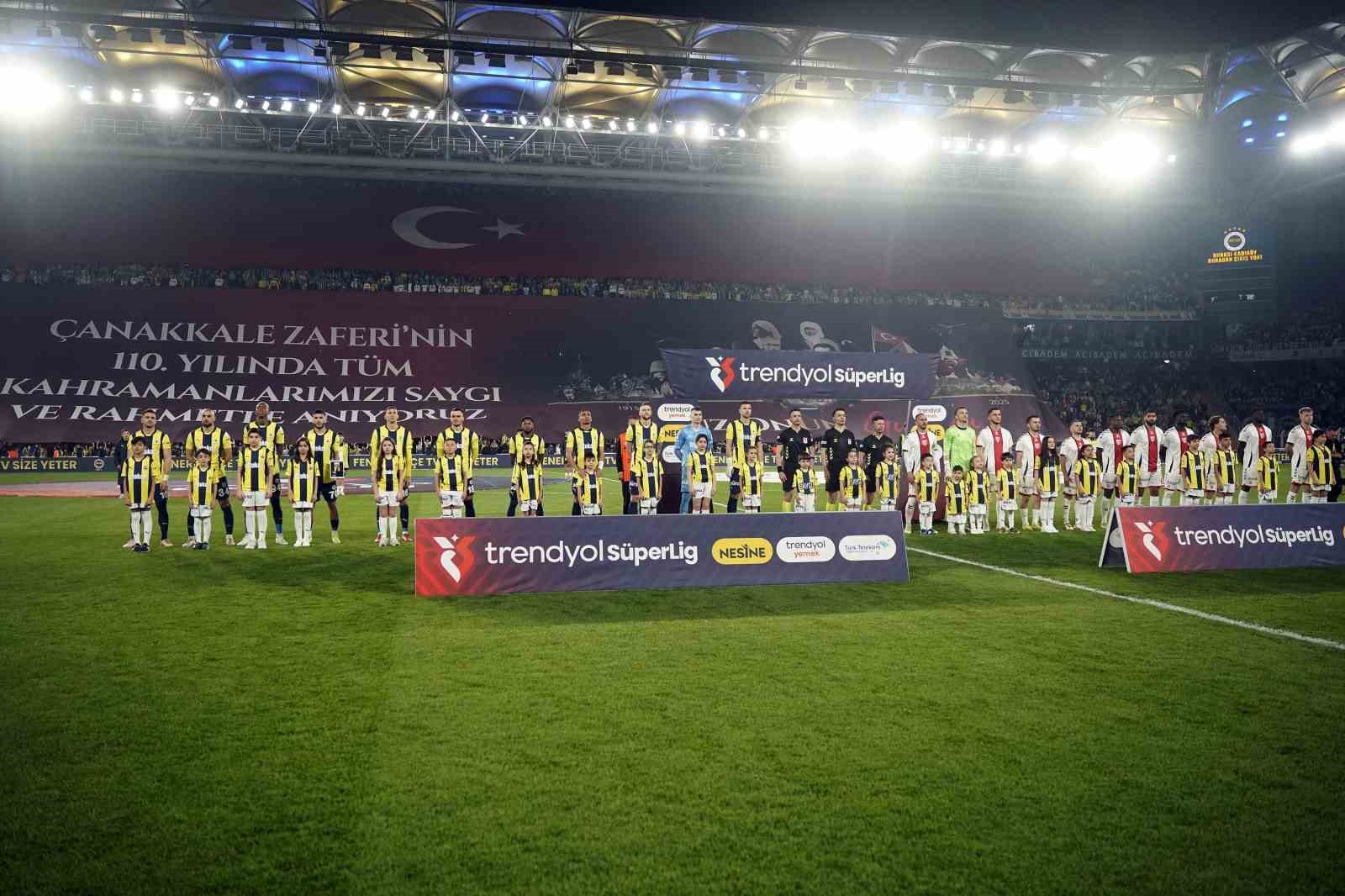Trendyol Süper Lig: Fenerbahçe: 0 – Samsunspor: 0 (Maç devam ediyor)