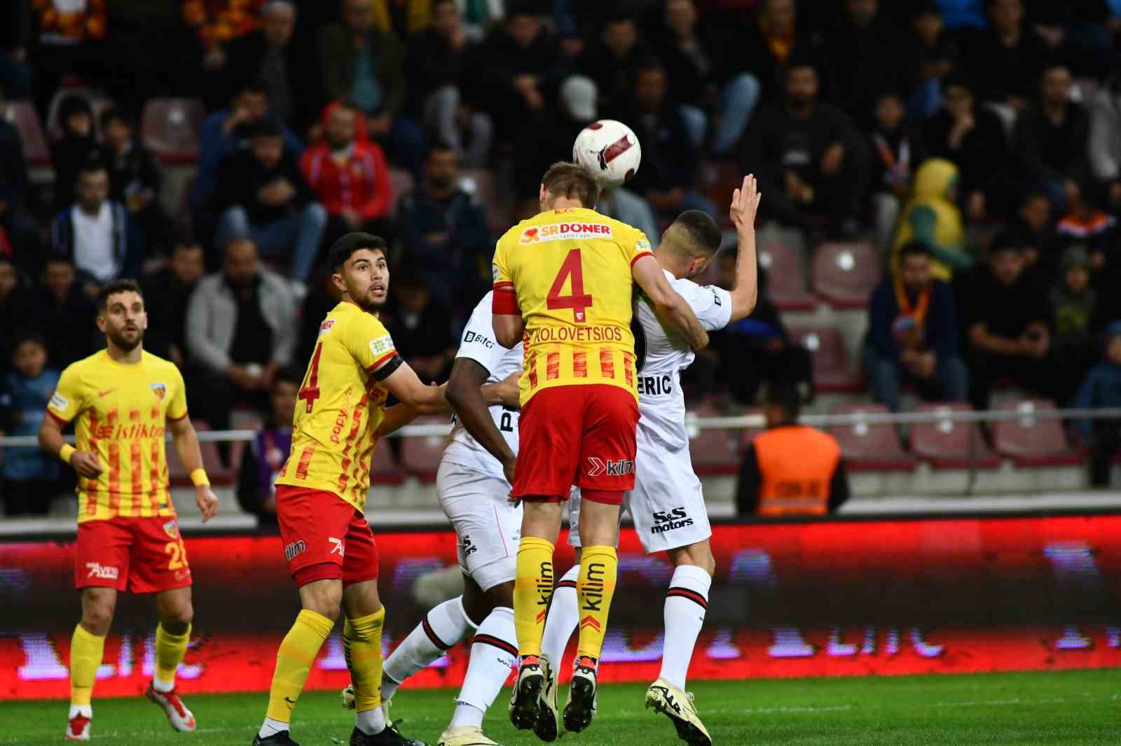 Trendyol Süper Lig: Kayserispor: 2 – Fatih Karagümrük: 2 (Maç sonucu)
