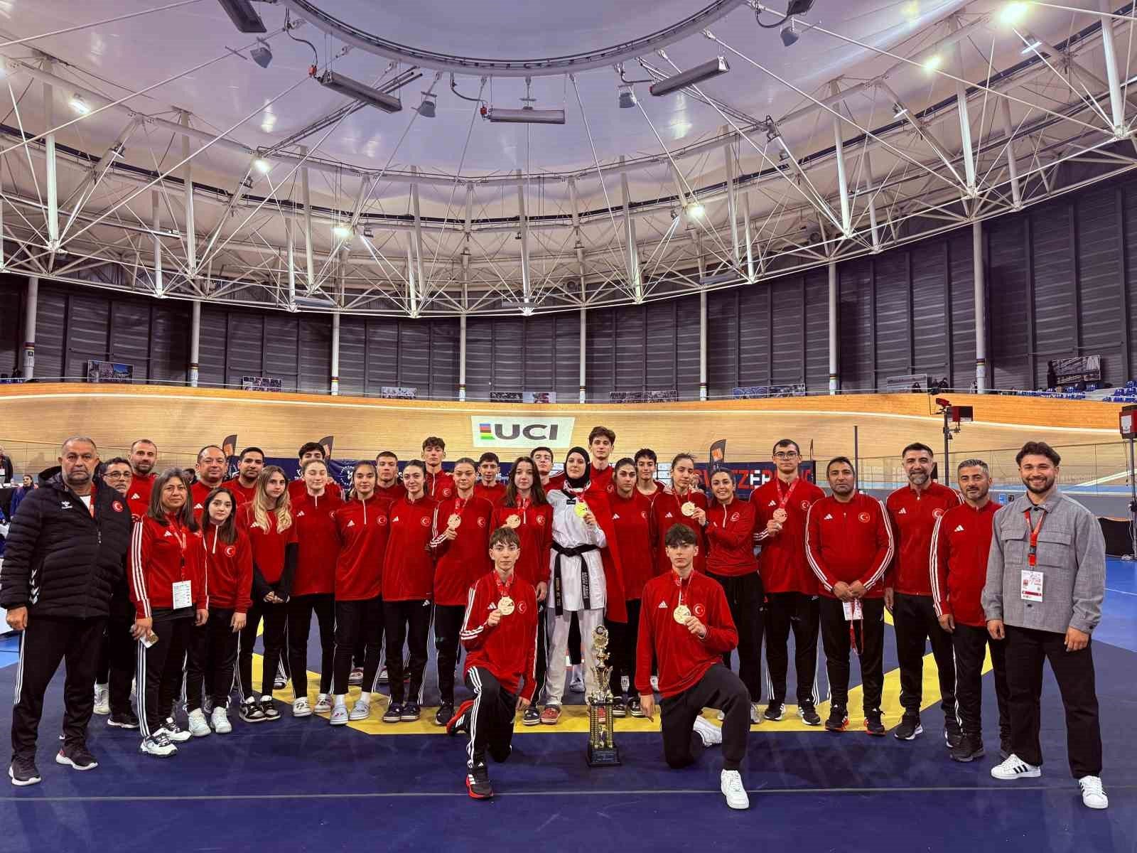 Türkiye, Avrupa Gençler Taekwondo Şampiyonası’nı 7 madalya ile tamamladı