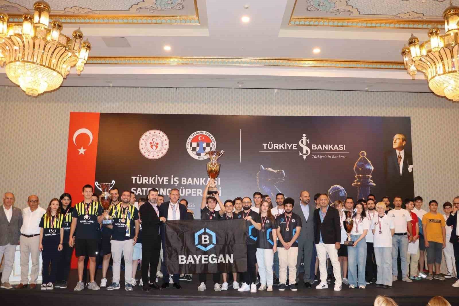 Türkiye İş Bankası Satranç Süper Ligi’nde şampiyon Bayegan Pendik Spor Kulübü
