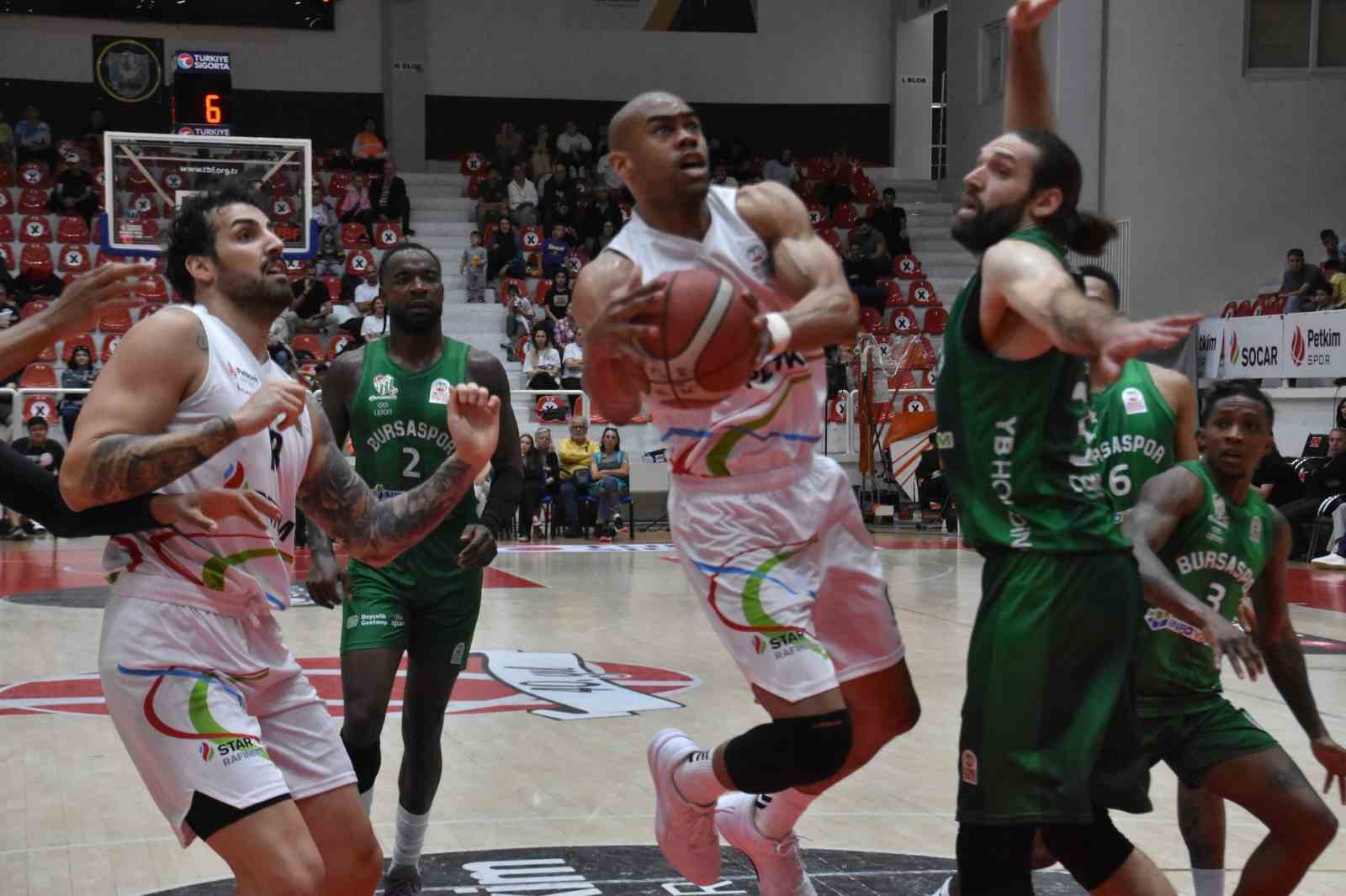 Türkiye Sigorta Basketbol Süper Ligi: Aliağa Petkimspor: 78 – Bursaspor İnfo Yatırım: 94