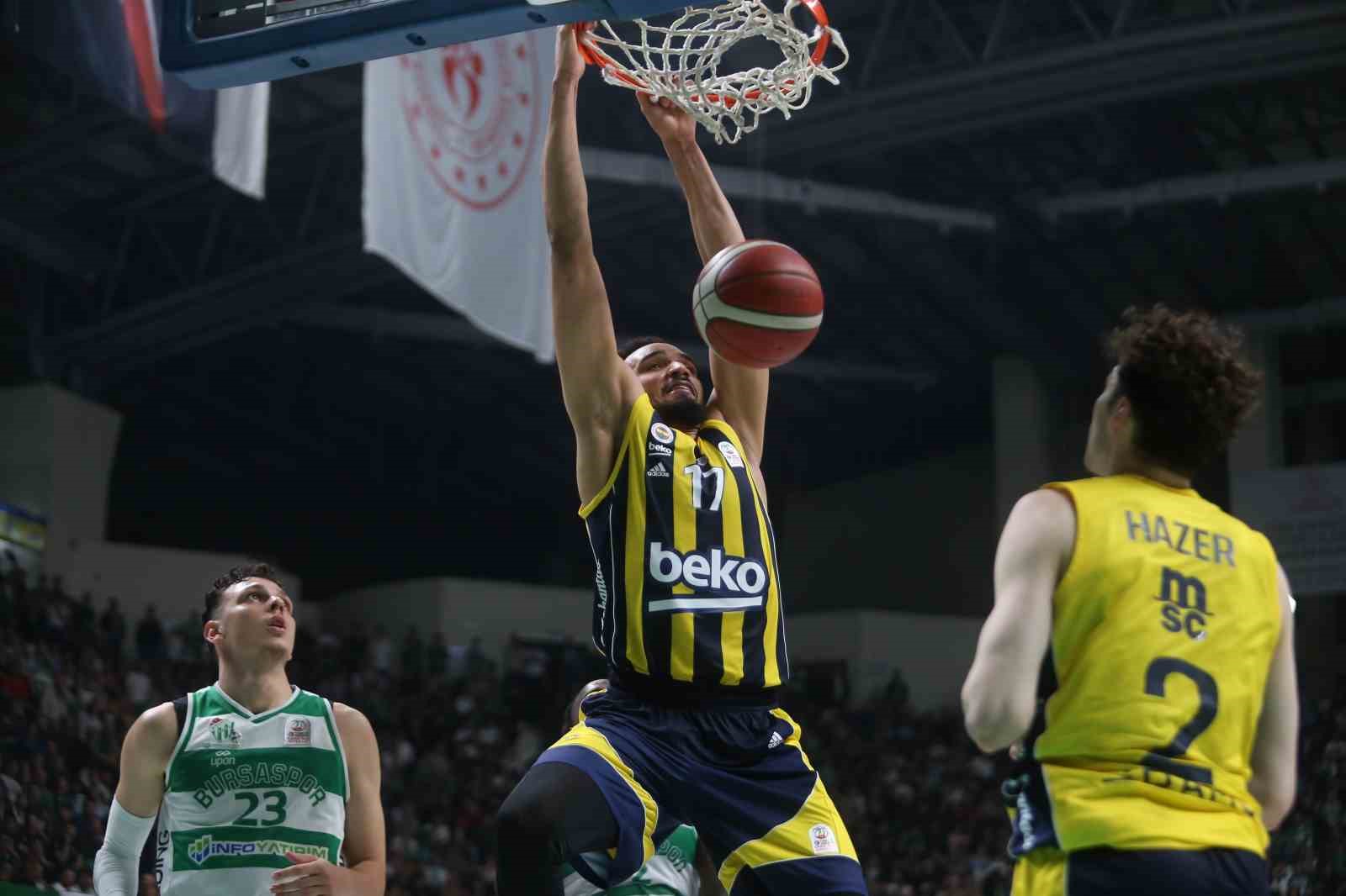 Türkiye Sigorta Basketbol Süper Ligi: Bursaspor: 112 – Fenerbahçe: 116
