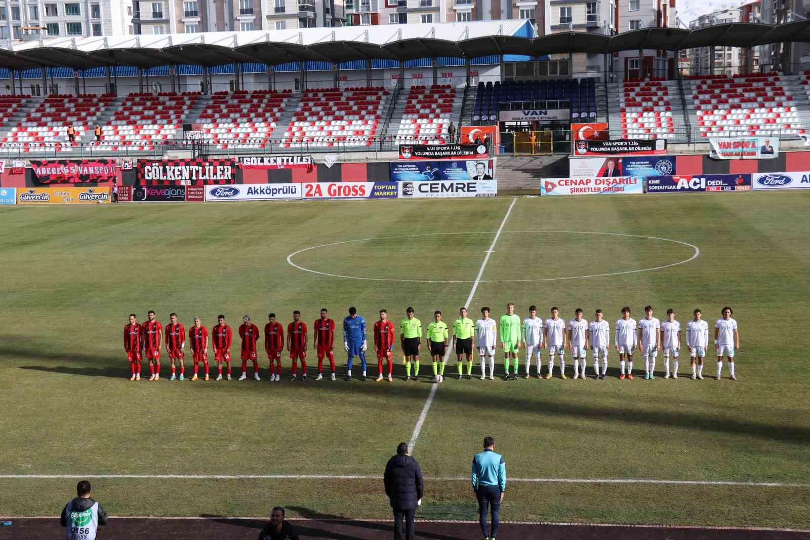 Vanspor – Bursaspor maçında yoğun güvenlik önlemi