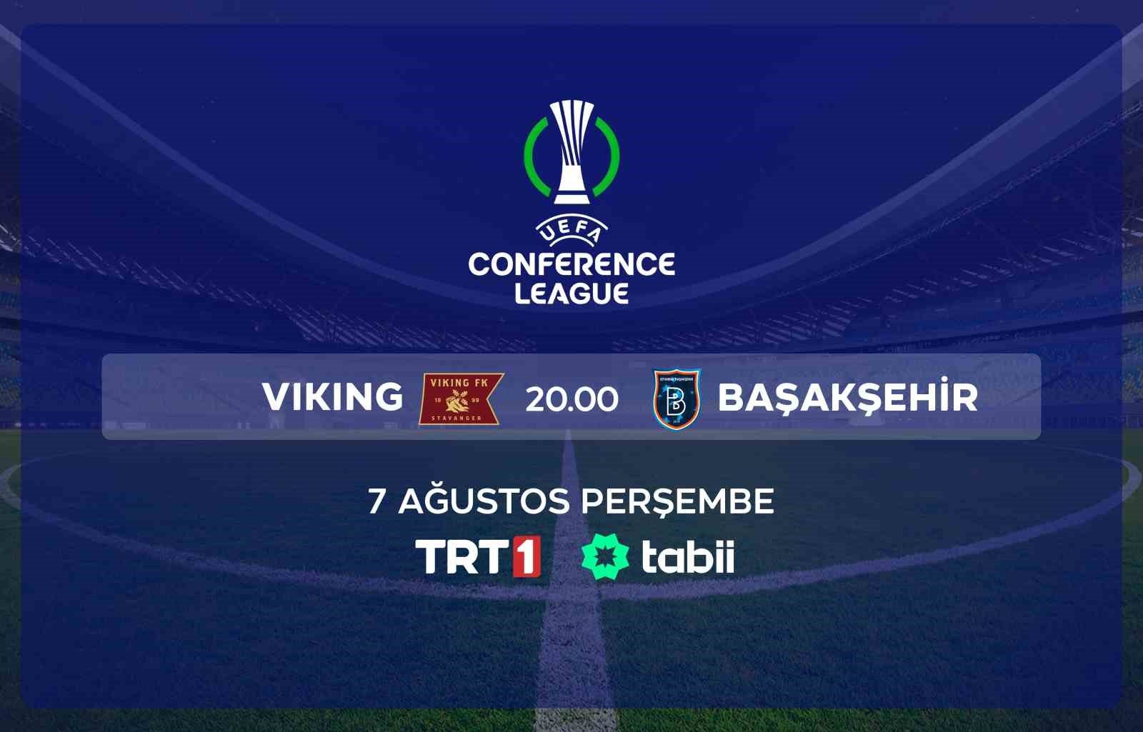 Viking - Başakşehir eleme heyecanı canlı yayınla TRT 1’de