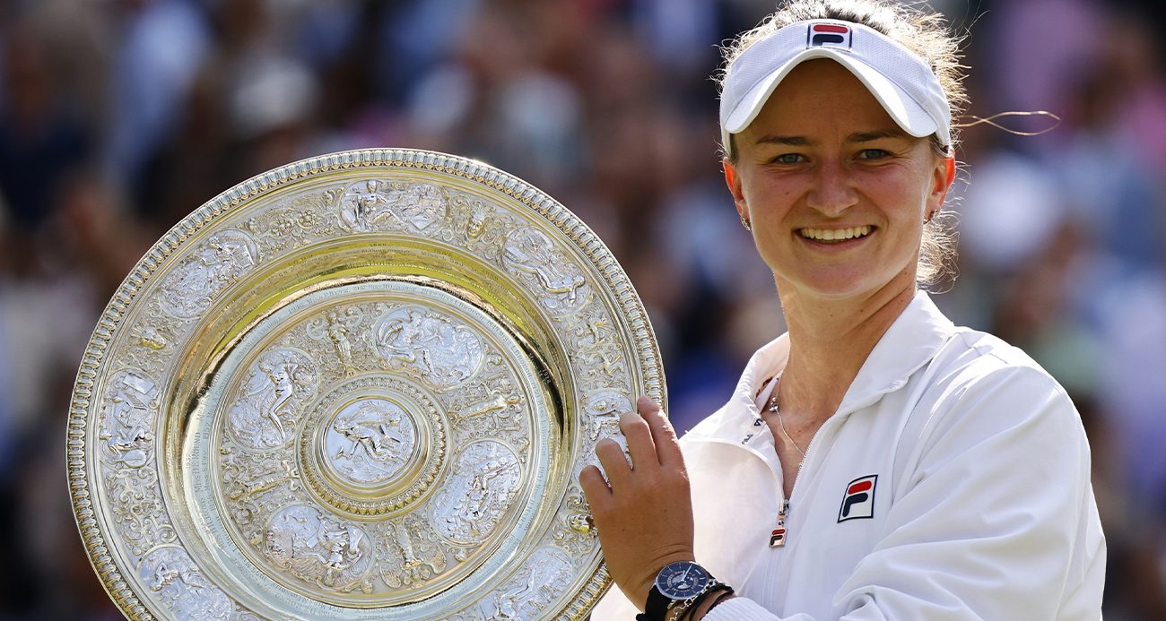 Wimbledon'ın Kadınlar Tacı, Çek Ası Barbora Krejcikova'nın