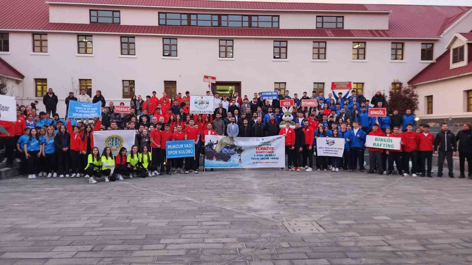 Yeşilay Türkiye Rafting Şampiyonası ve Milli Takım Seçme Yarışları başladı