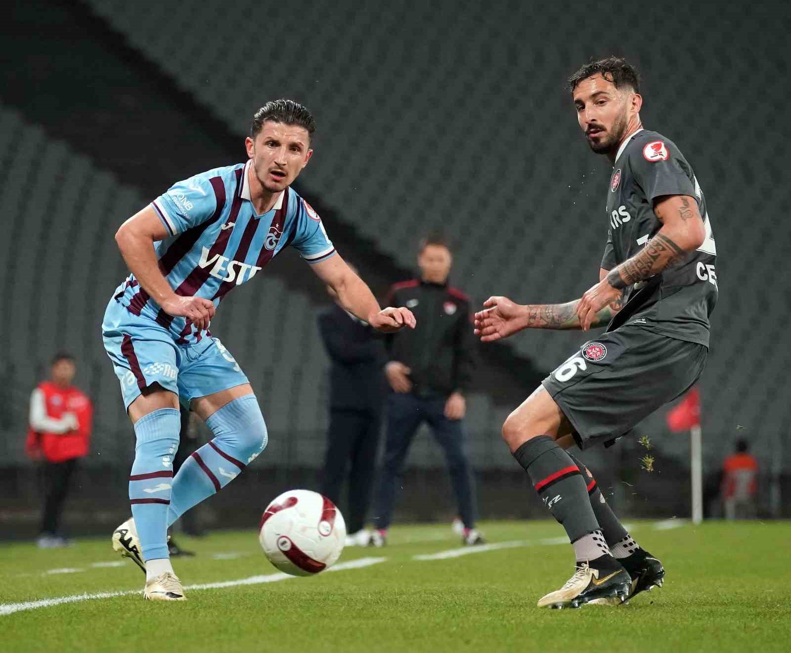 Ziraat Türkiye Kupası: Fatih Karagümrük: 0 – Trabzonspor: 0 (İlk yarı)