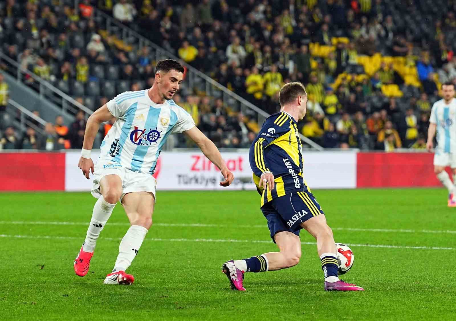 Ziraat Türkiye Kupası: Fenerbahçe: 0 – Erzurumspor FK: 1 (İlk yarı)
