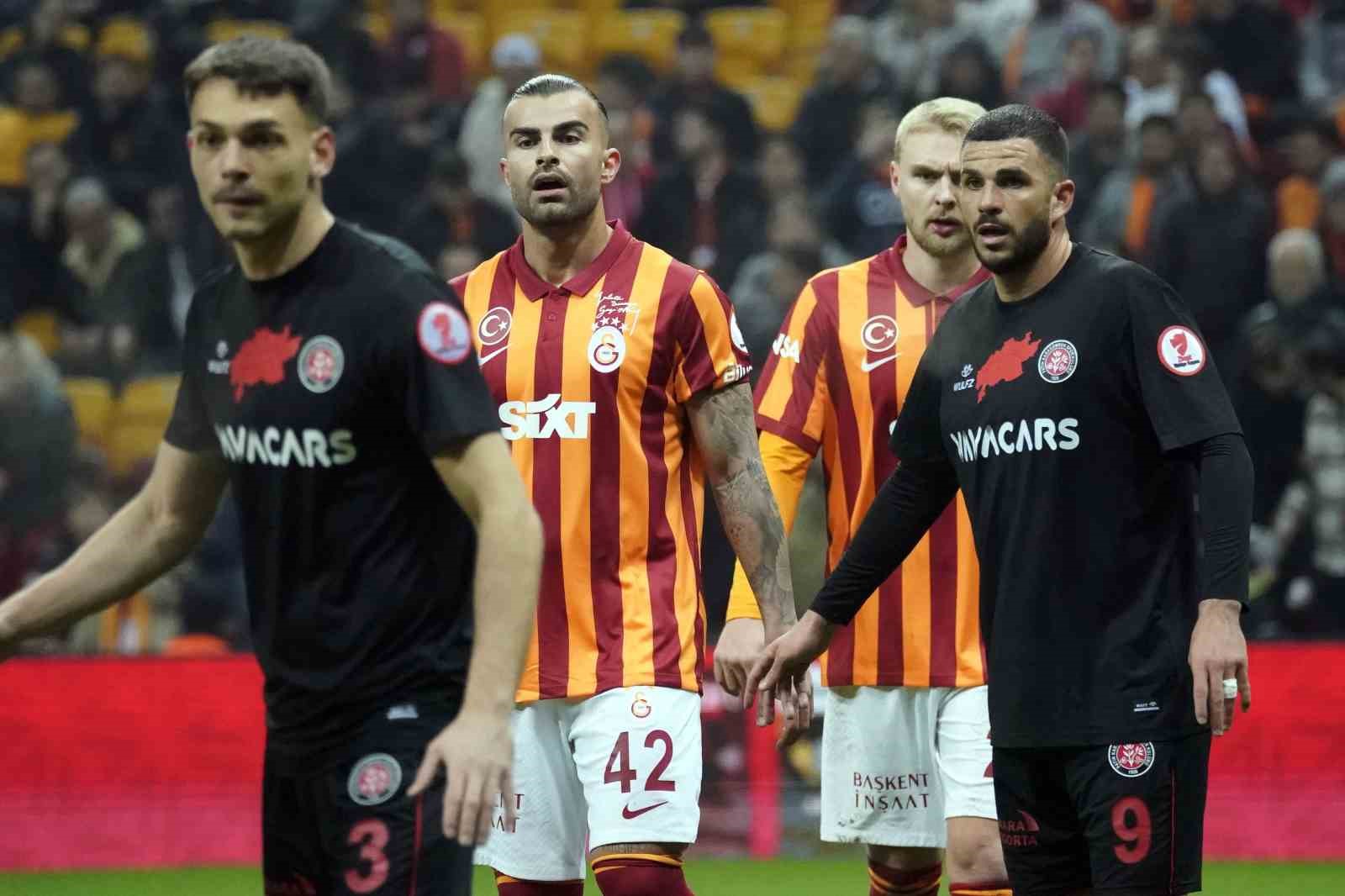 Ziraat Türkiye Kupası: Galatasaray: 0 – Fatih Karagümrük: 1 (İlk yarı)